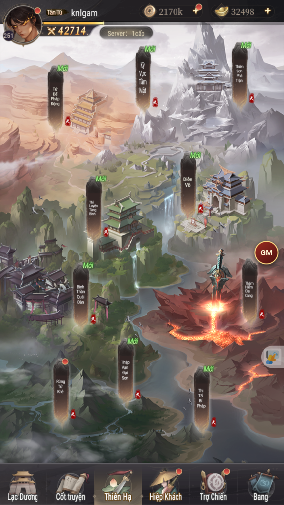 Hình ảnh [5]-[GM TOOL] BẤT LƯƠNG NHÂN – KIẾM KHÁCH PHONG VÂN-KNLGAME - Server game | Mã nguồn game di động - game PC | Phần mềm | Thủ thuật Hướng dẫn cài đặt