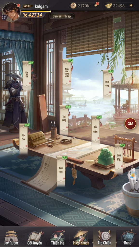 Hình ảnh [8]-[GM TOOL] BẤT LƯƠNG NHÂN – KIẾM KHÁCH PHONG VÂN-KNLGAME - Server game | Mã nguồn game di động - game PC | Phần mềm | Thủ thuật Hướng dẫn cài đặt