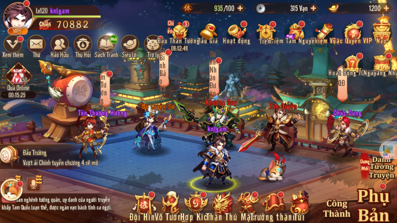 [GM TOOL] Hào Kiệt Tam Quốc-KNLGAME - Server game | Mã nguồn game di động - game PC | Phần mềm | Thủ thuật Hướng dẫn cài đặt